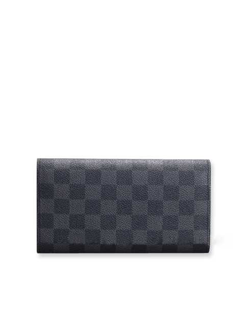 1:1 Copy Louis Vuitton Damier Graphite Canvas International Wallet N61215 Replica - Click Image to Close